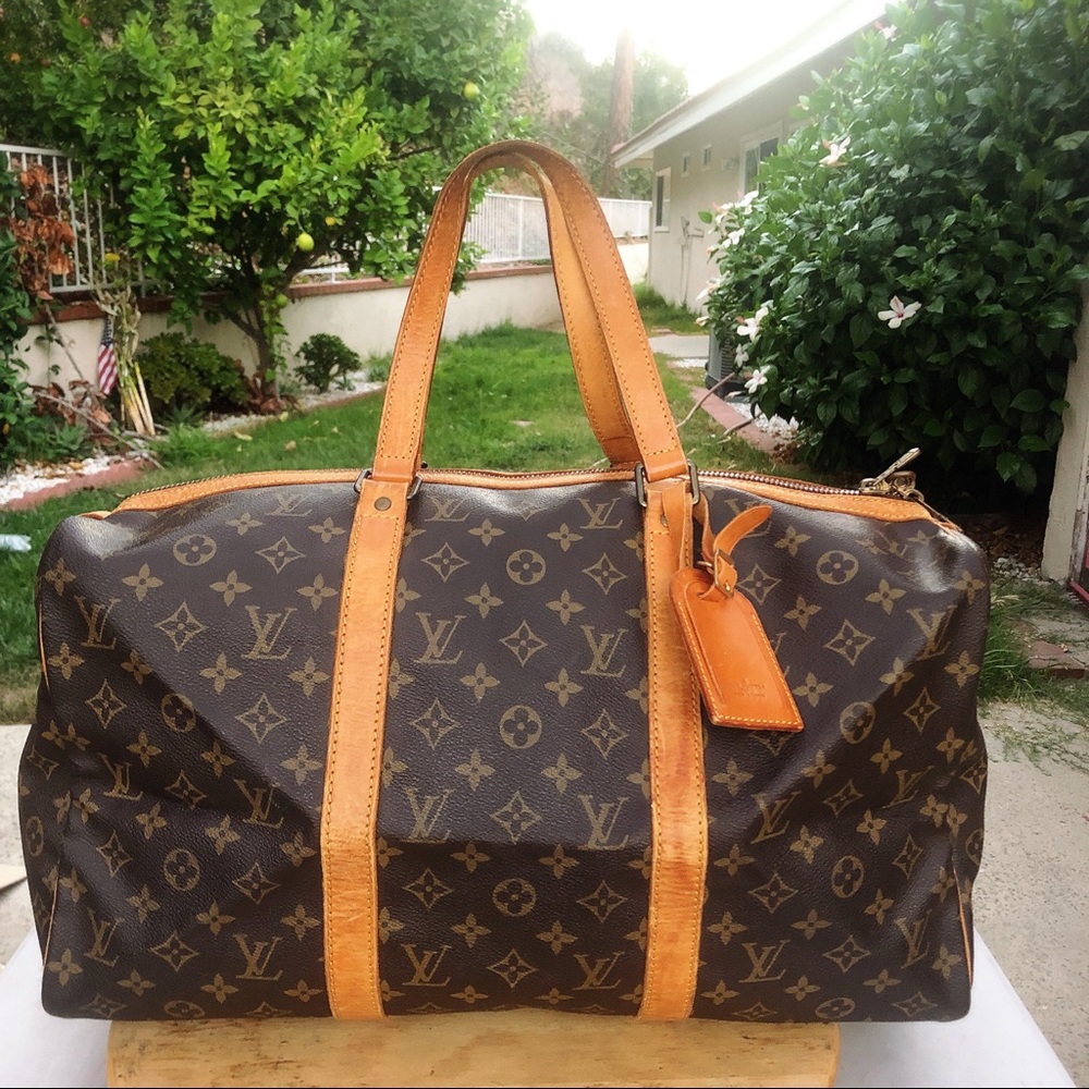 Louis Vuitton sac souple 45 monogram travel bag